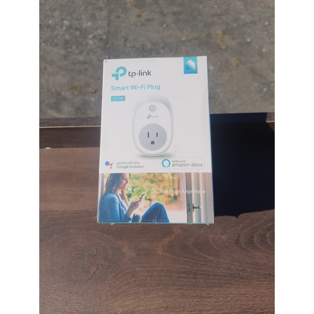 TP-Link - HS100 - Smart WiFi Plug - w/Google Assistant & Amazon Alexa NEW Sealed